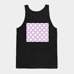 Abstract pattern - purple and white. Tank Top